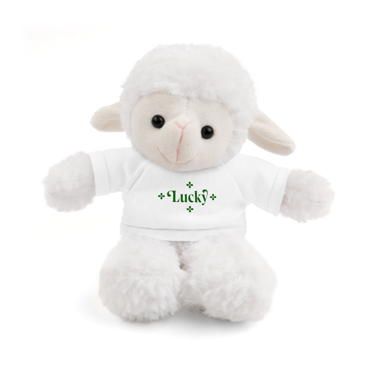 Lucky Tee Plush - Bear, Sheep, Bunny, Jaguar, Panda, or Lion