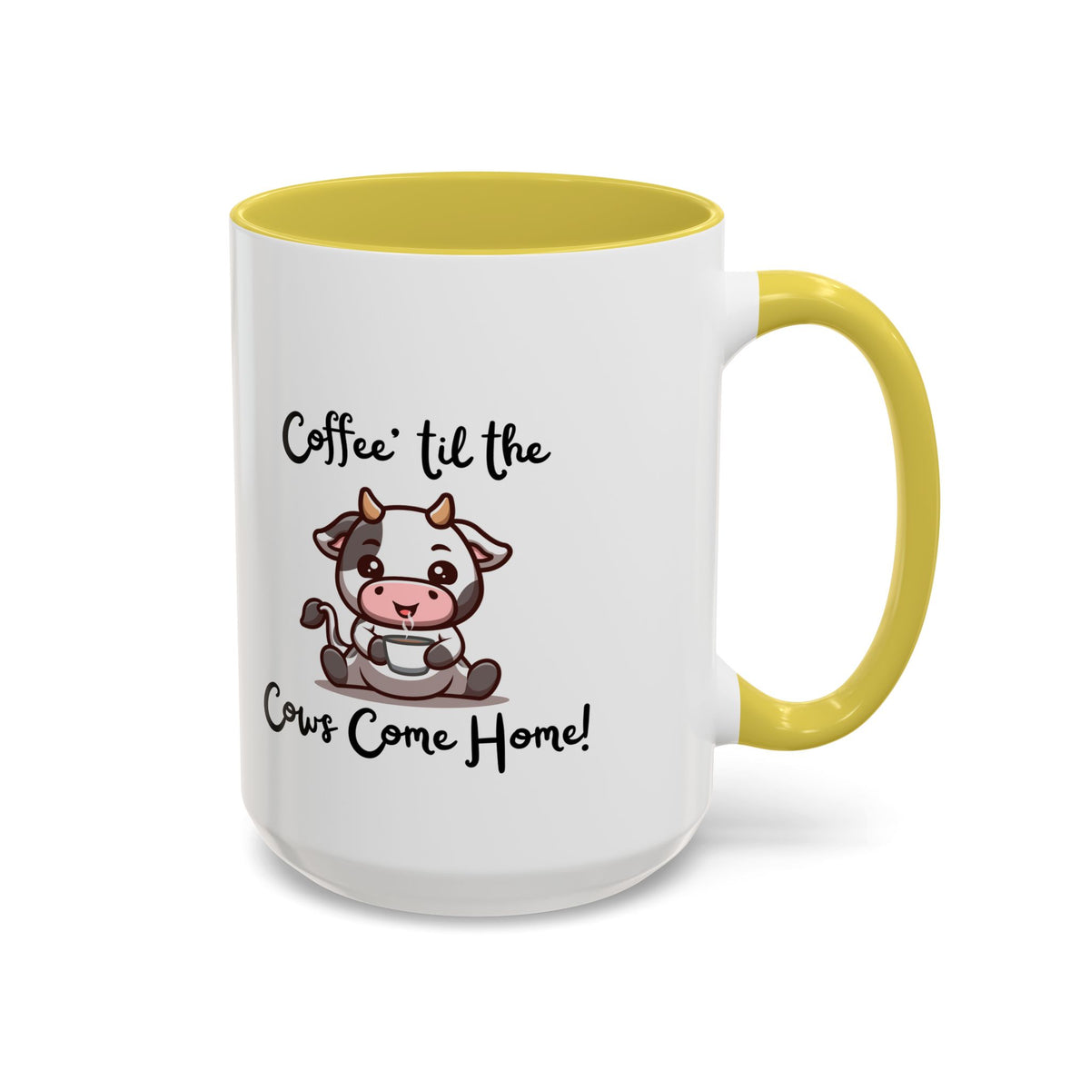 Coffee Mug (11oz & 15oz) - Coffee Cow - Assorted Colors