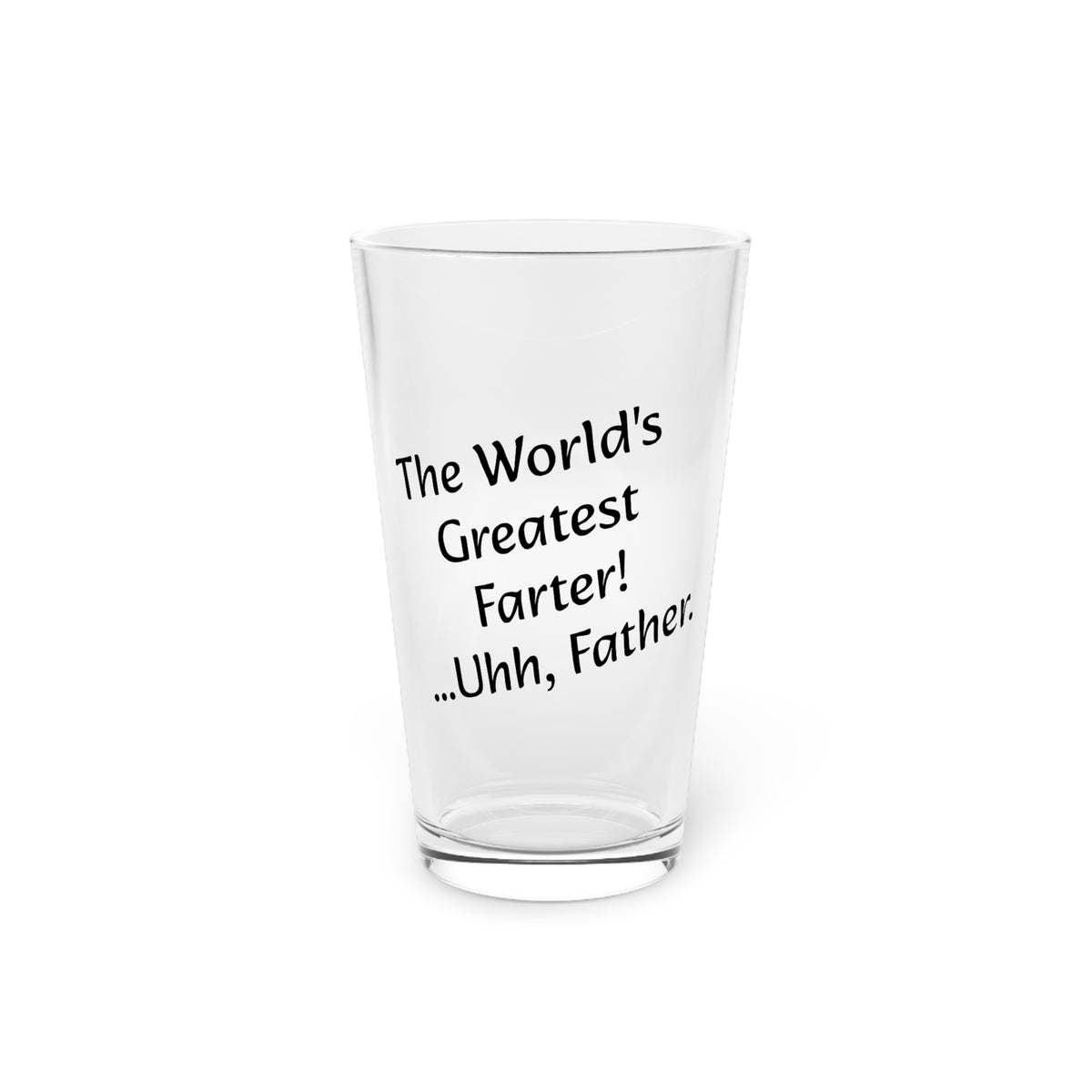 Pint Glass – 'Greatest Farter' 16oz Beer Glass