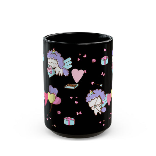Unicorn Love Mug - Black