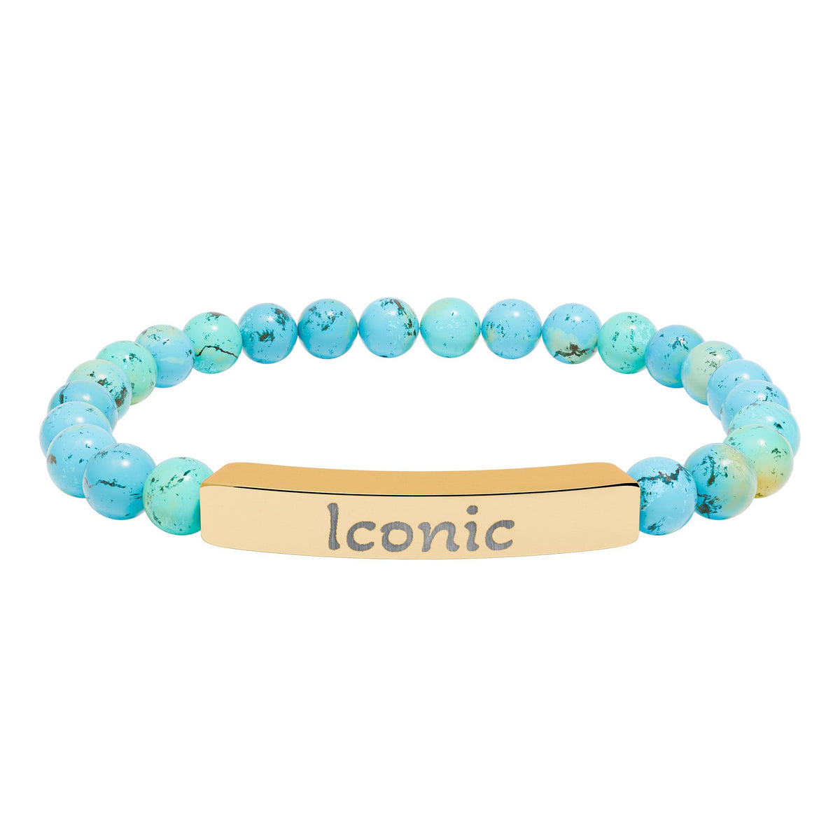 Engraved Stone Bracelet - 'Iconic'