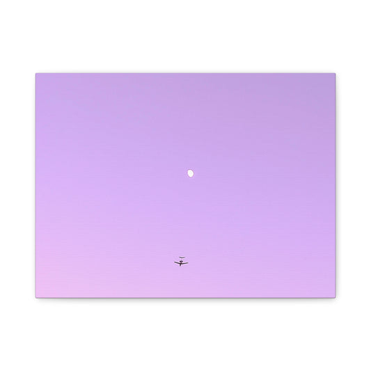 "To The Moon" (Purple) Canvas