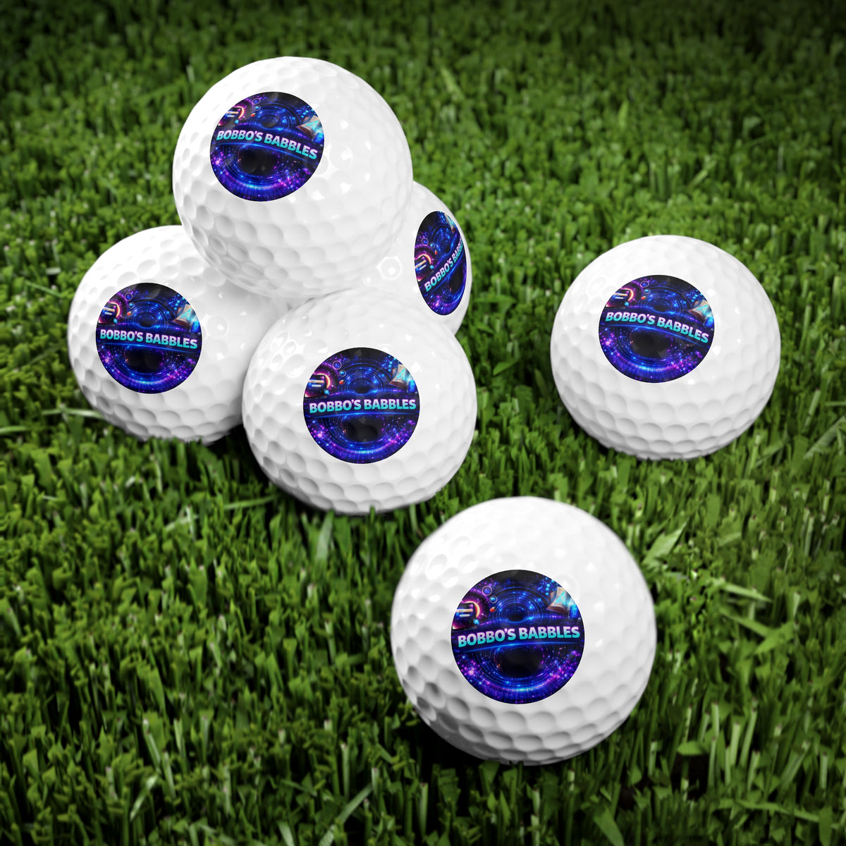 Babbles Matrix Logo Golf Balls - 6-pack