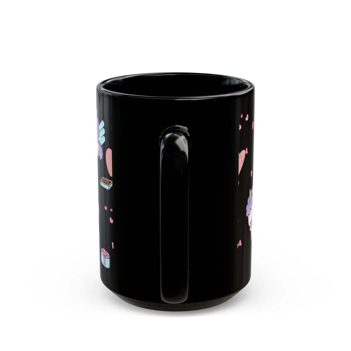 Unicorn Love Mug - Black