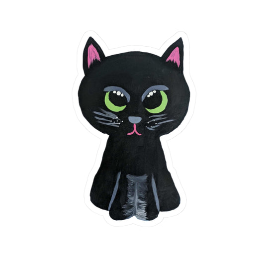 Black Cat Sticker