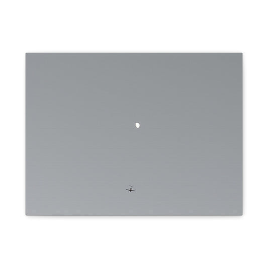 "To The Moon" (Gray) Canvas