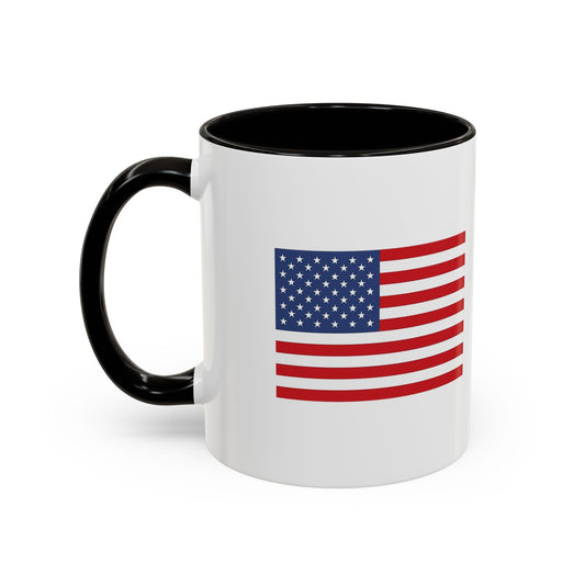Coffee Mug (11oz & 15oz) - USA Flag - Assorted Colors