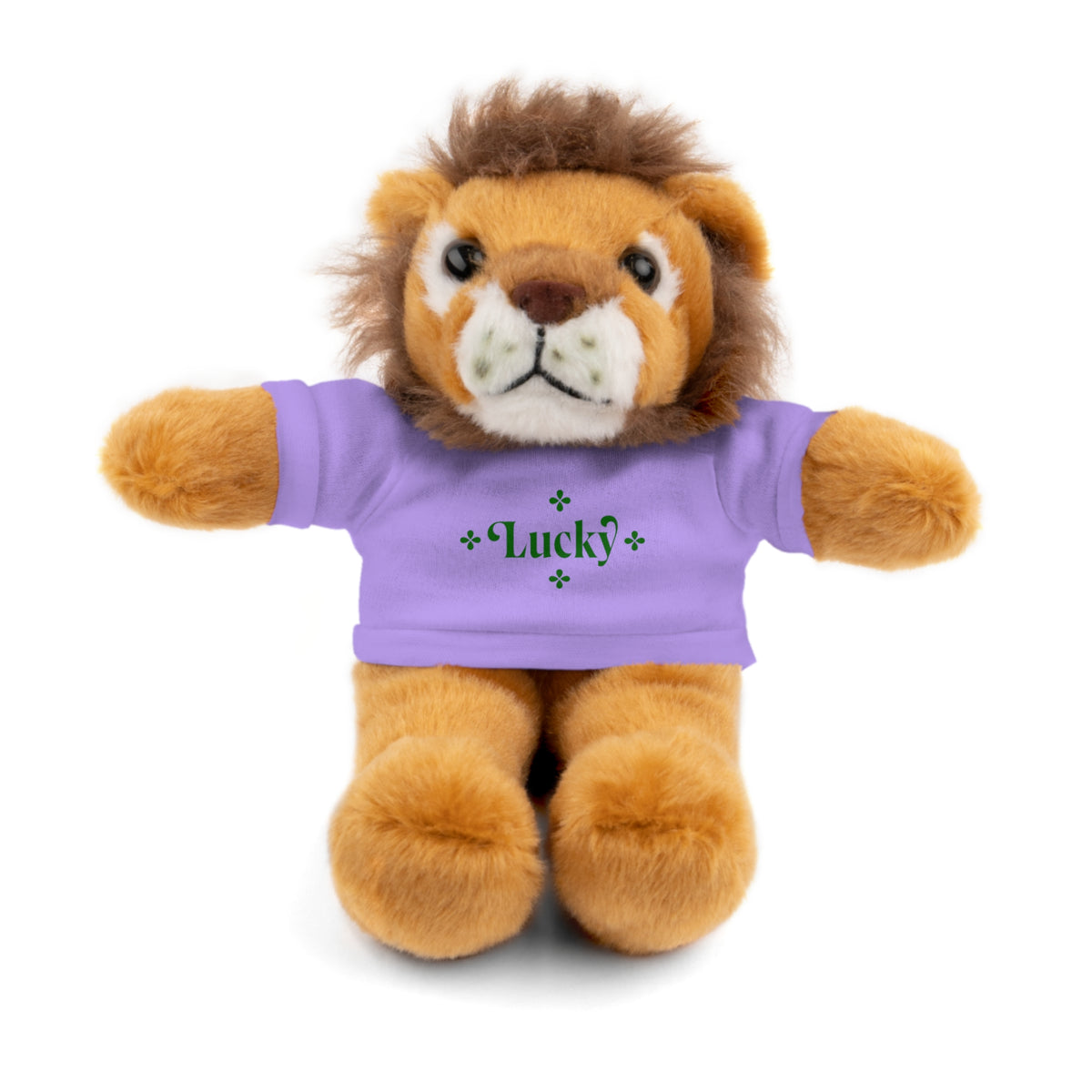 Lucky Tee Plush - Bear, Sheep, Bunny, Jaguar, Panda, or Lion