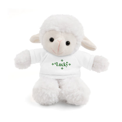 Lucky Tee Plush - Bear, Sheep, Bunny, Jaguar, Panda, or Lion