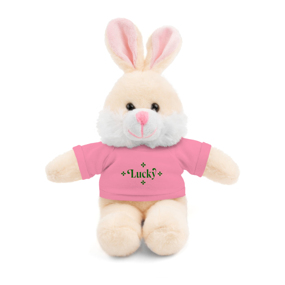 Lucky Tee Plush - Bear, Sheep, Bunny, Jaguar, Panda, or Lion