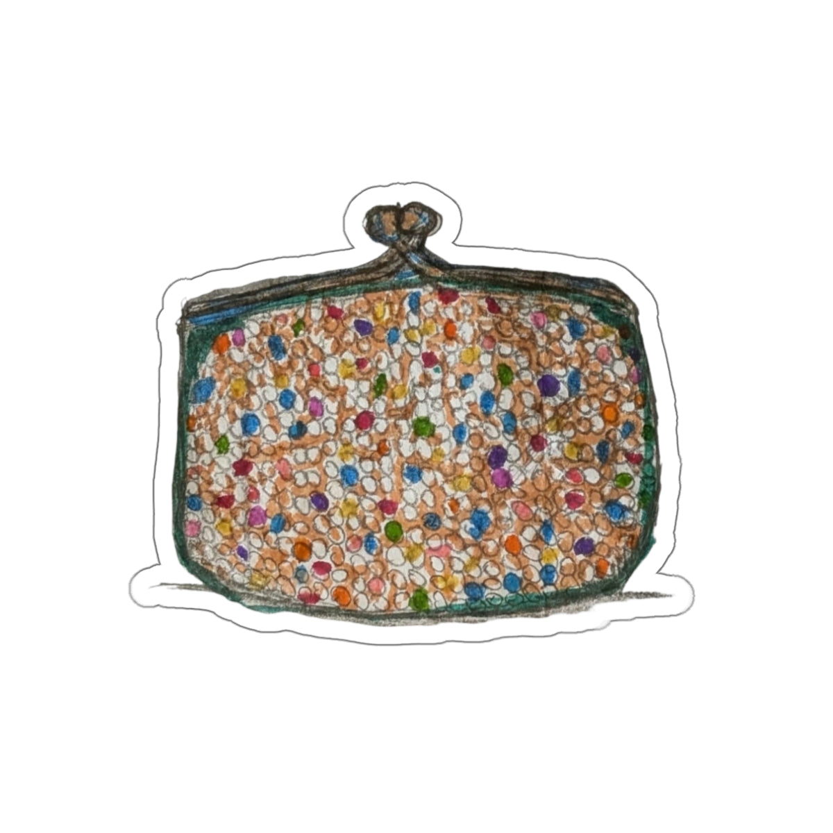 Colorful Candy Jar Sticker