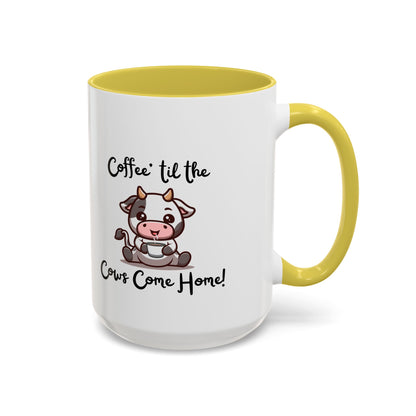 Coffee Mug (11oz & 15oz) - Coffee Cow - Assorted Colors