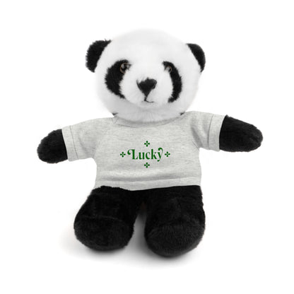 Lucky Tee Plush - Bear, Sheep, Bunny, Jaguar, Panda, or Lion
