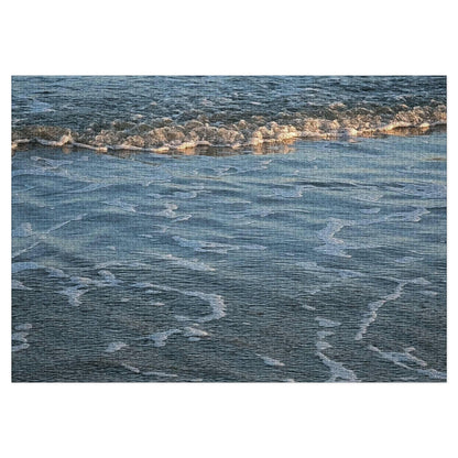 Ocean Shoreline Jigsaw Puzzle with Tin — Calming Beach Waves 252‑Piece Puzzle