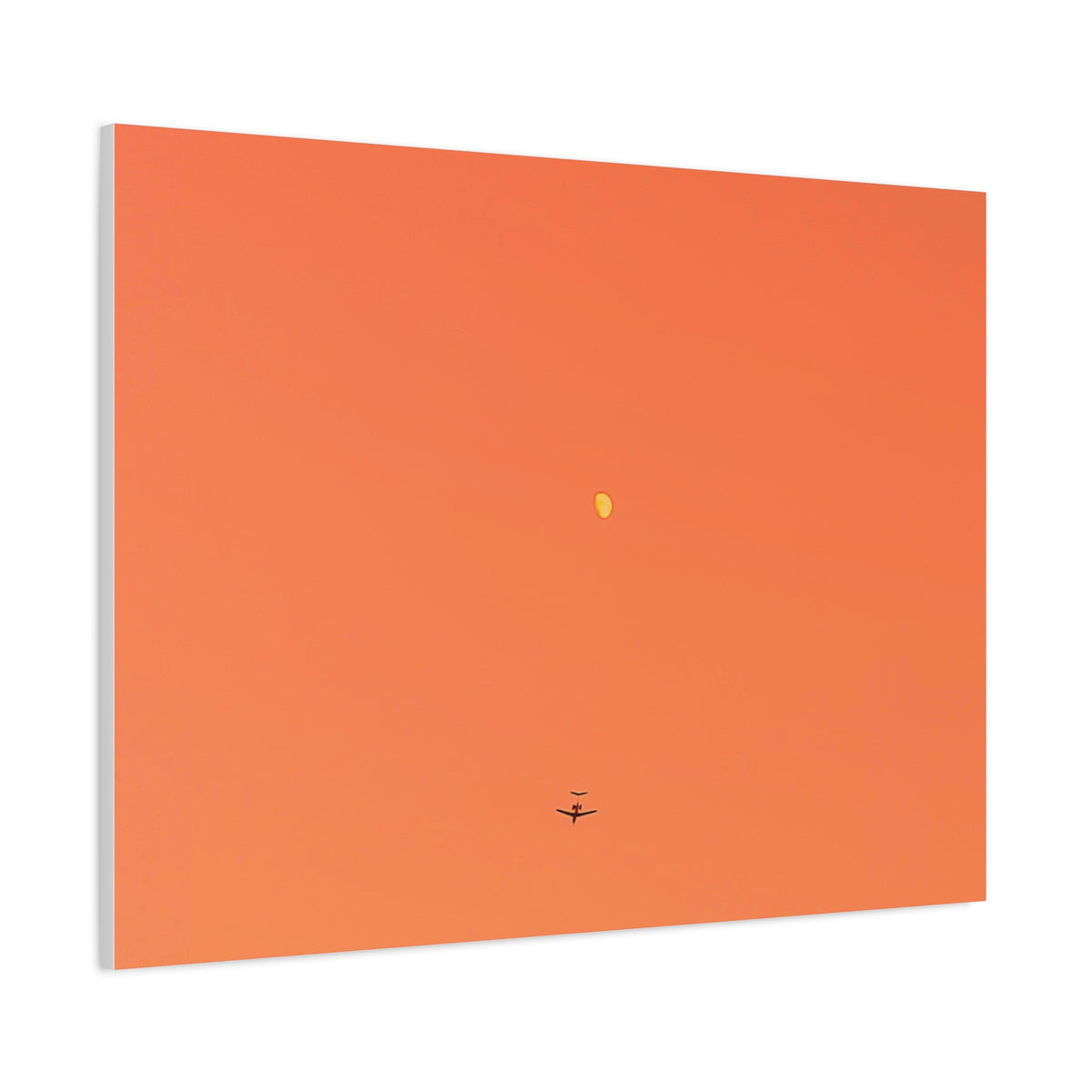"To The Moon" (Orange) Canvas
