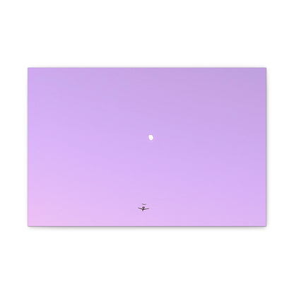 "To The Moon" (Purple) Canvas