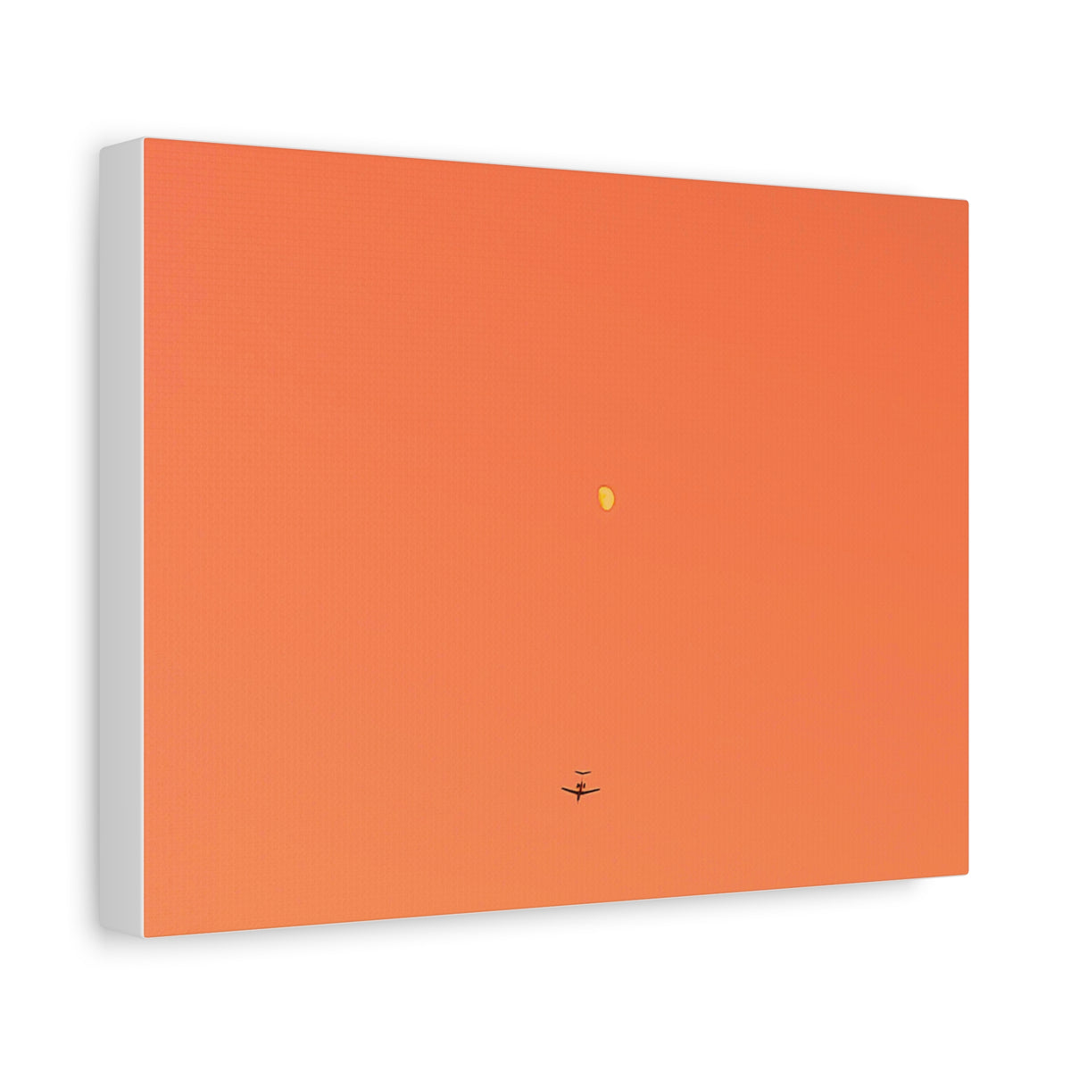 "To The Moon" (Orange) Canvas