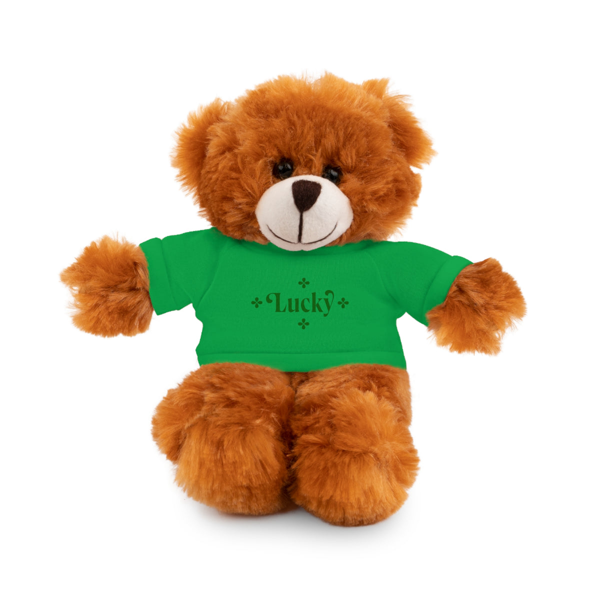 Lucky Tee Plush - Bear, Sheep, Bunny, Jaguar, Panda, or Lion
