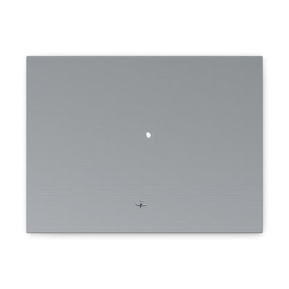 "To The Moon" (Gray) Canvas