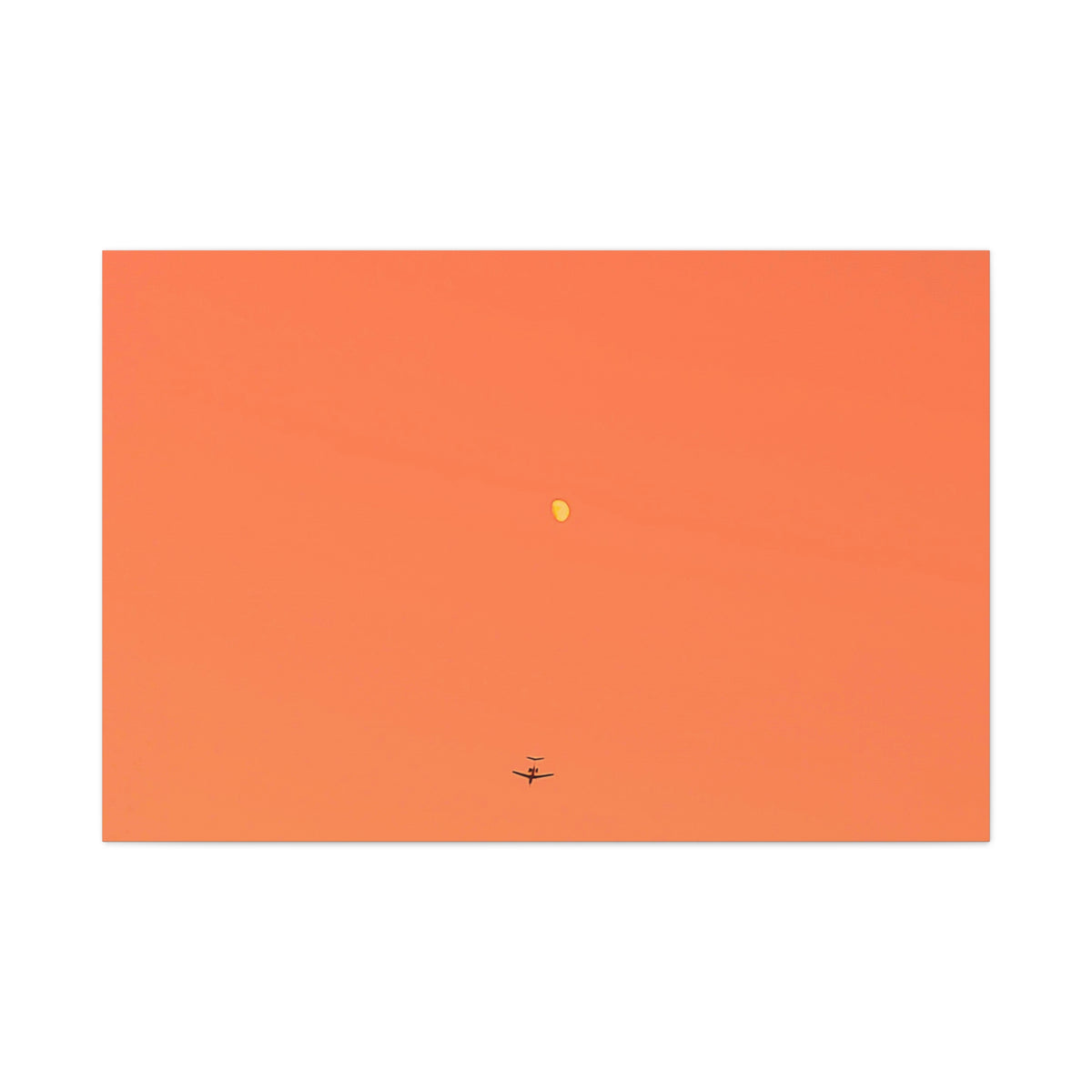"To The Moon" (Orange) Canvas