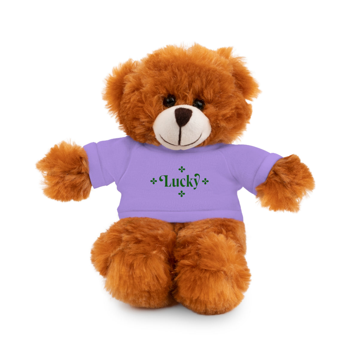 Lucky Tee Plush - Bear, Sheep, Bunny, Jaguar, Panda, or Lion