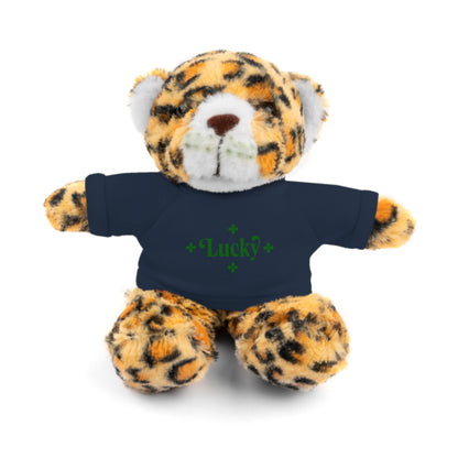 Lucky Tee Plush - Bear, Sheep, Bunny, Jaguar, Panda, or Lion