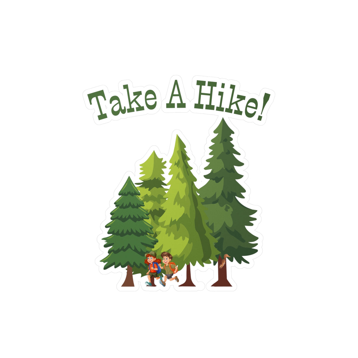 Take A Hike! Vinyl Decal