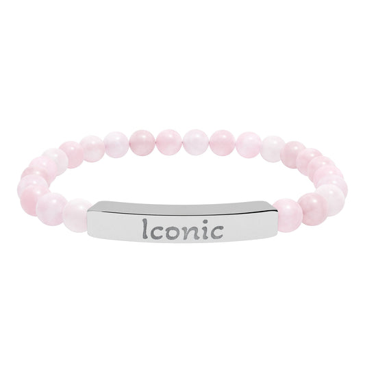 Engraved Stone Bracelet - 'Iconic'