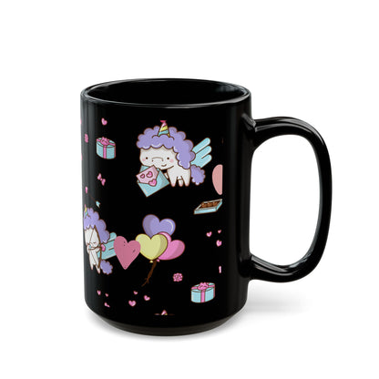 Unicorn Love Mug - Black