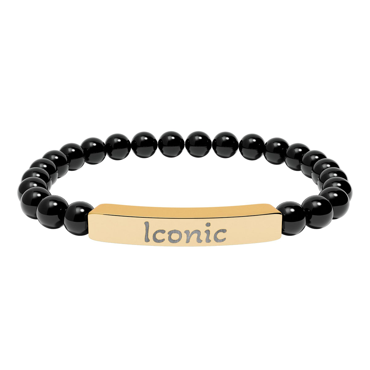 Engraved Stone Bracelet - 'Iconic'