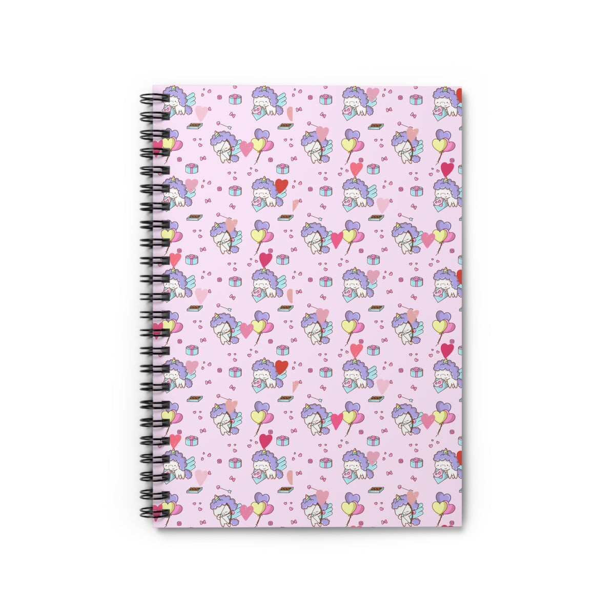 Unicorn Love Spiral Notebook - Ruled Line