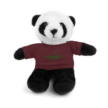 Lucky Tee Plush - Bear, Sheep, Bunny, Jaguar, Panda, or Lion