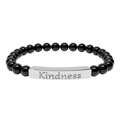 Engraved Stone Bracelet - 'Kindness'