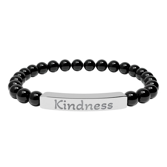 Engraved Stone Bracelet - 'Kindness'