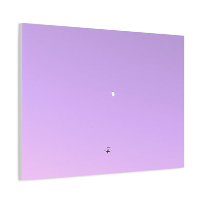 "To The Moon" (Purple) Canvas