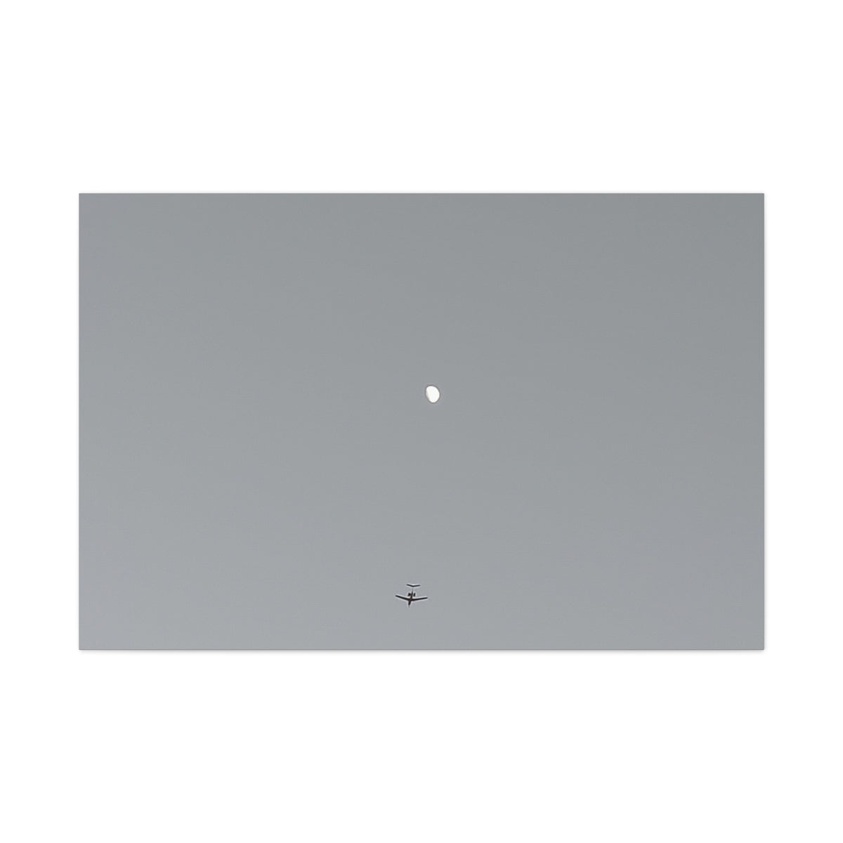 "To The Moon" (Gray) Canvas
