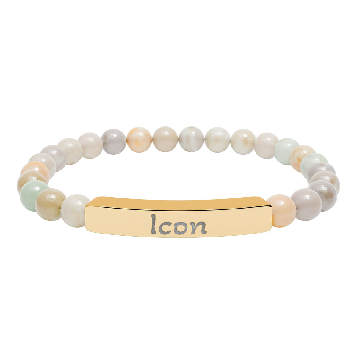 Engraved Stone Bracelet - 'Icon'