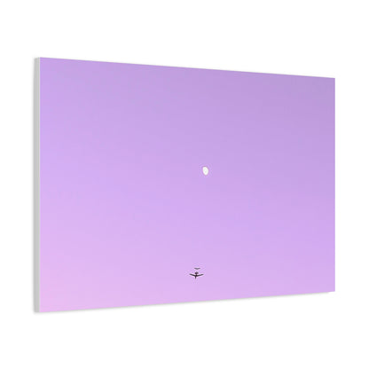 "To The Moon" (Purple) Canvas