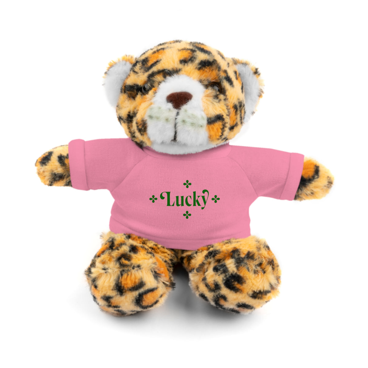 Lucky Tee Plush - Bear, Sheep, Bunny, Jaguar, Panda, or Lion