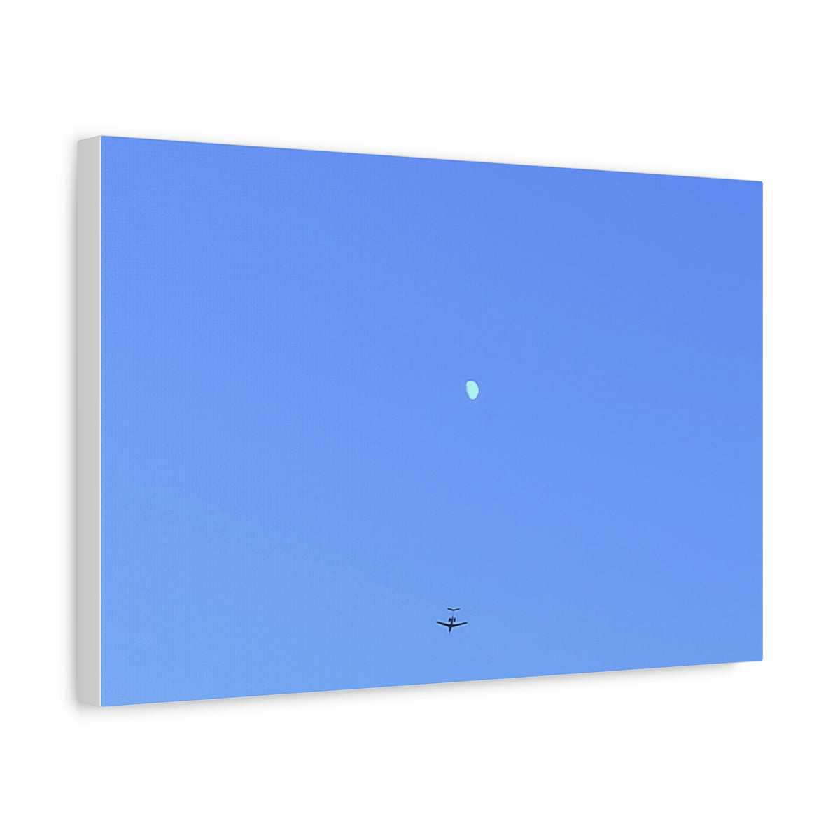 "To The Moon" (Blue) Canvas