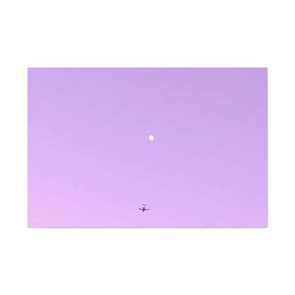 "To The Moon" (Purple) Canvas