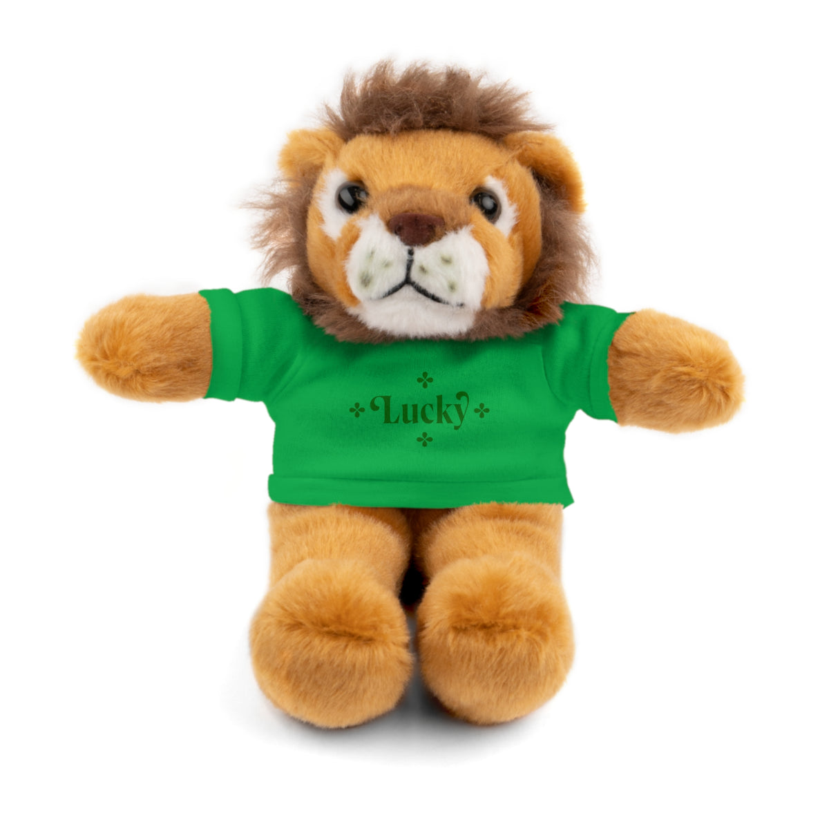 Lucky Tee Plush - Bear, Sheep, Bunny, Jaguar, Panda, or Lion