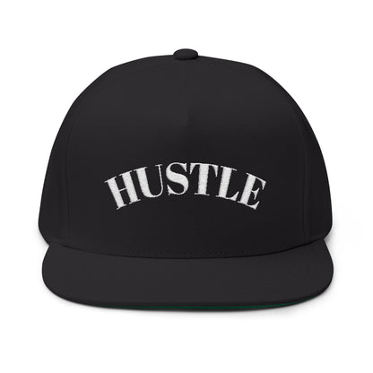 Hustle - Flat Bill Snapback Trucker Hat
