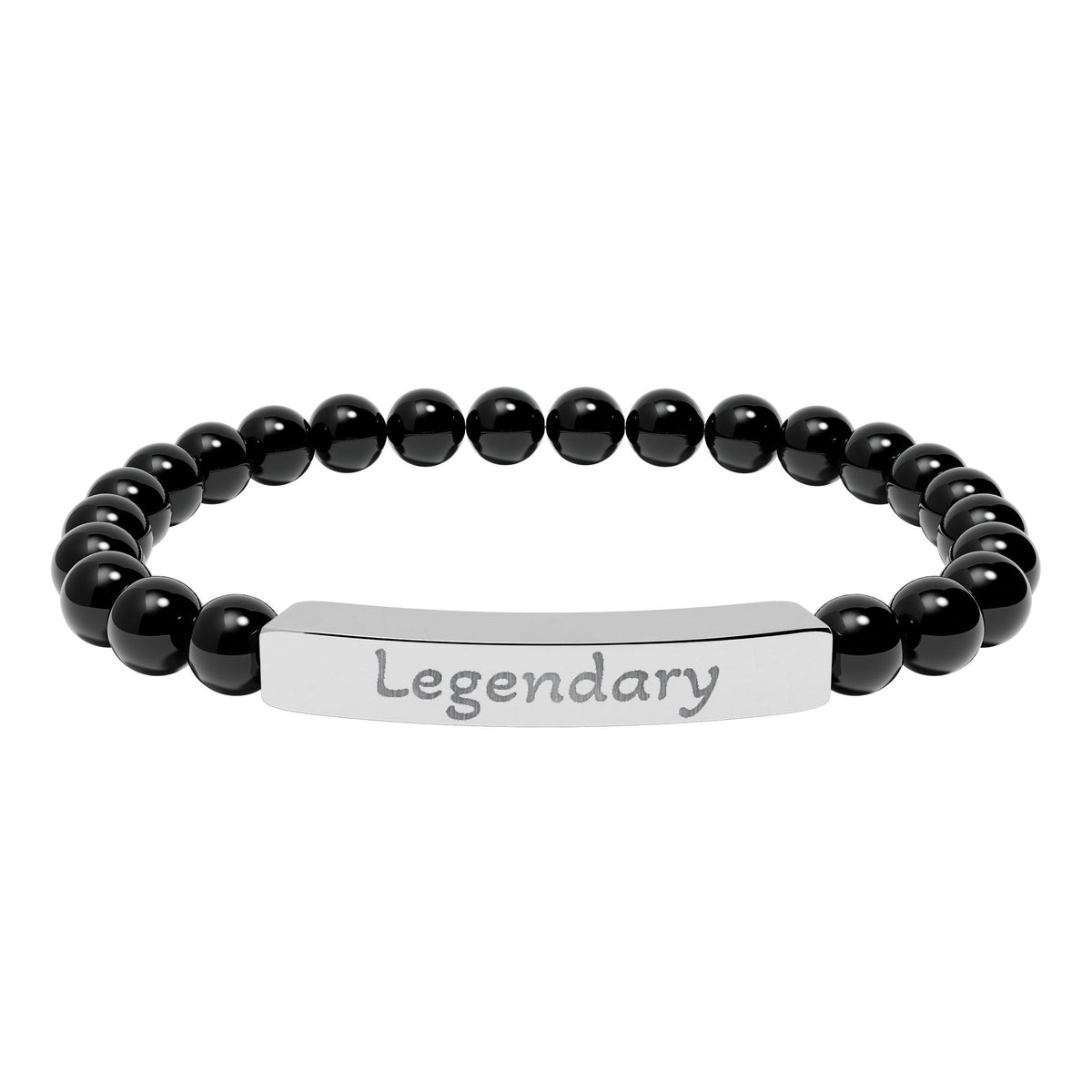 Engraved Stone Bracelet - 'Legendary'