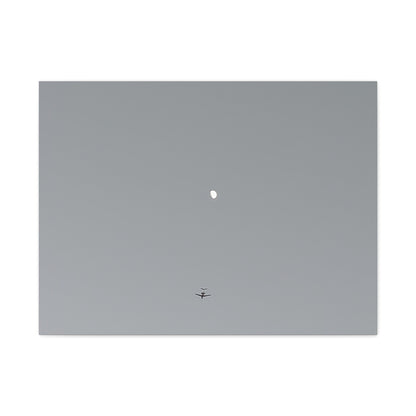 "To The Moon" (Gray) Canvas