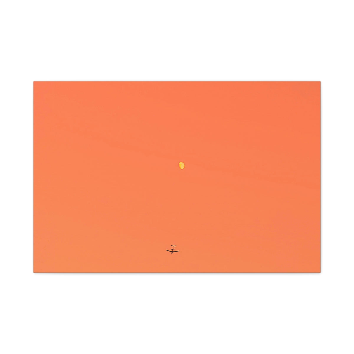 "To The Moon" (Orange) Canvas
