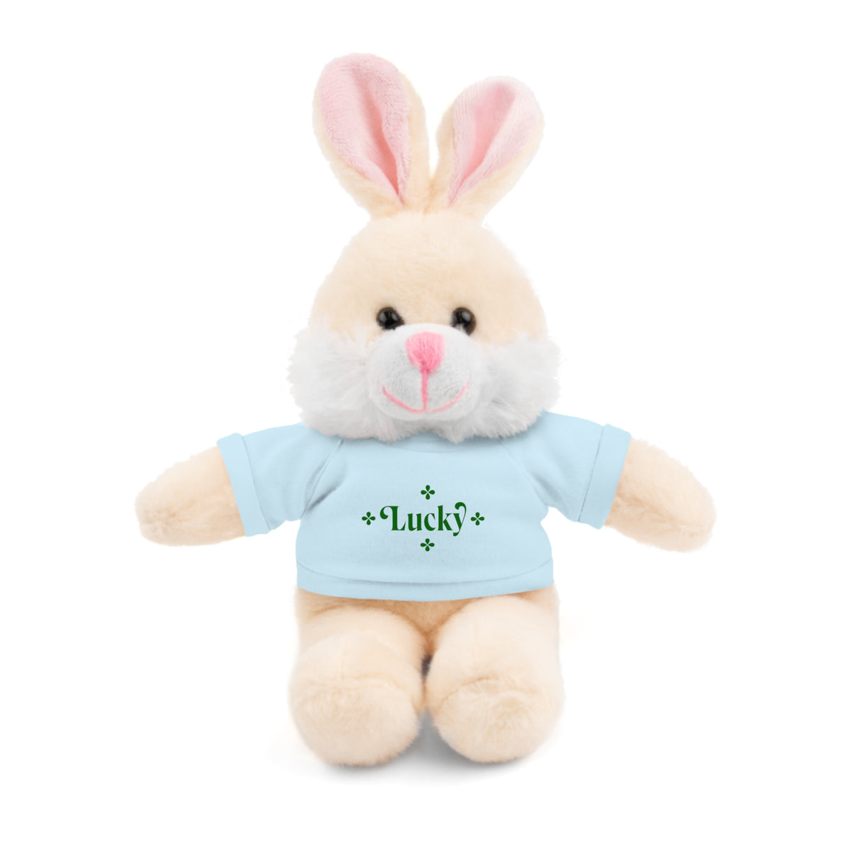 Lucky Tee Plush - Bear, Sheep, Bunny, Jaguar, Panda, or Lion