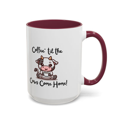 Coffee Mug (11oz & 15oz) - Coffee Cow - Assorted Colors