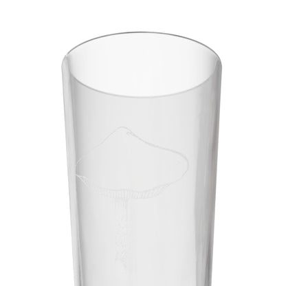 Etched 16oz Pint Glass – Mushroom 1