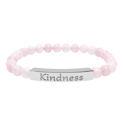 Engraved Stone Bracelet - 'Kindness'